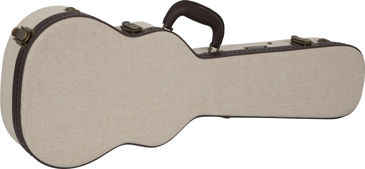 Beiger Tenor-Ukulelenkoffer Aus Holz Deluxe - GW