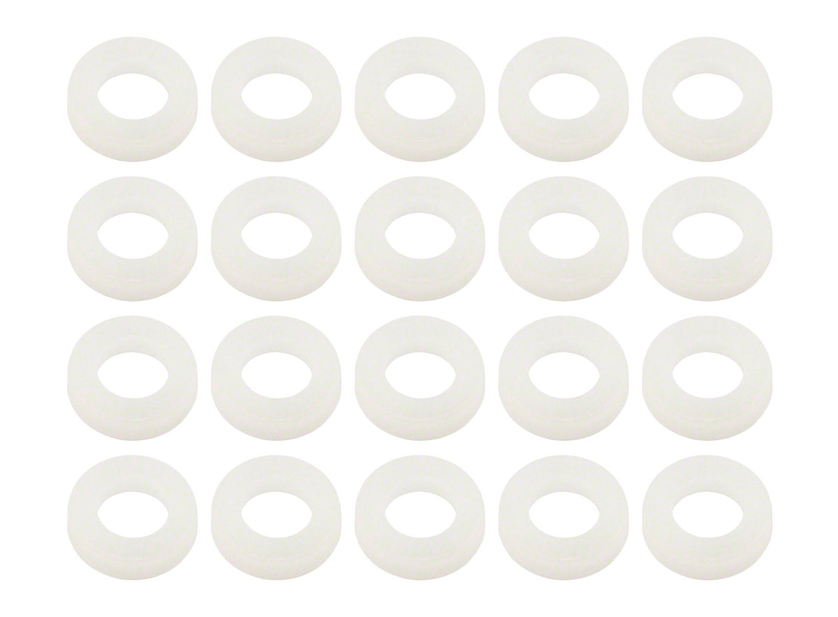 CB-W - NYLON WASHER FR SPANNSCHRAUBEN - WEI (X20)