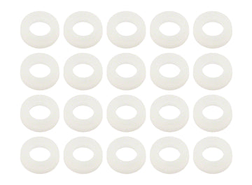 CB-W - NYLON WASHER FR SPANNSCHRAUBEN - WEI (X20)