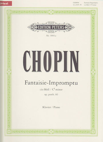 CHOPIN F. - FANTAISIE-IMPROMPTU CIS-MOLL OP. PH. 66 - PIANO