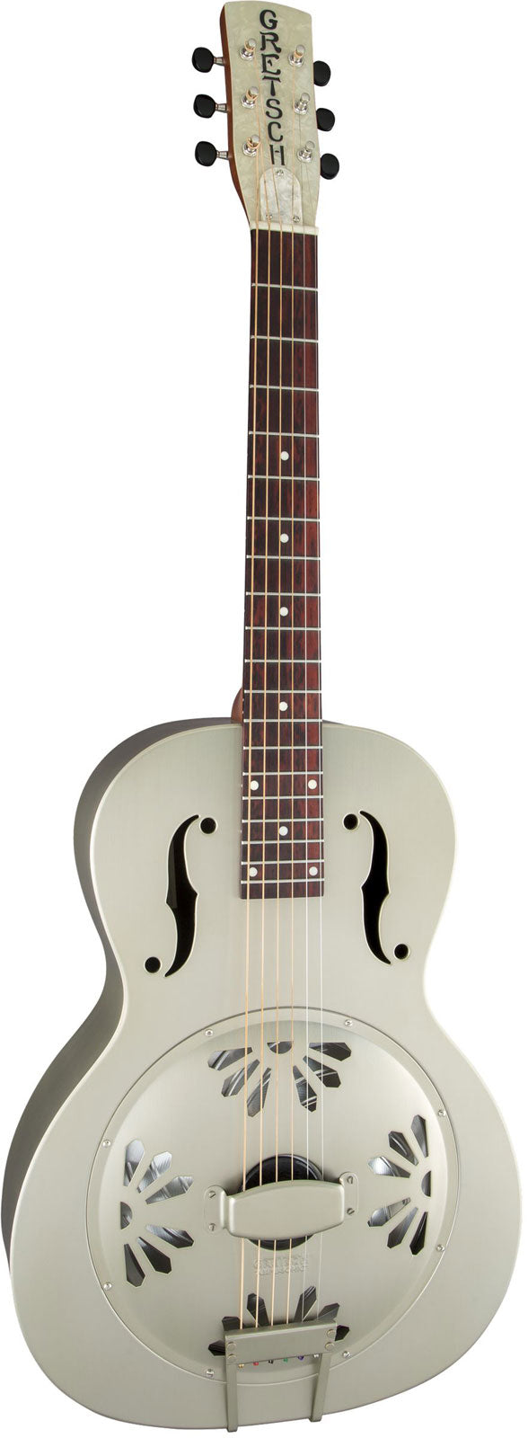 G9201 Honey Dipper Resonatorgitarre mit Round-Neck und Biscuit-Cone, Shed Roof