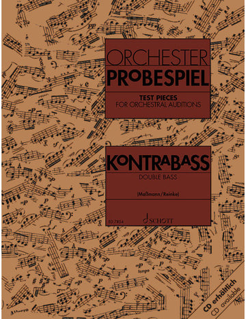Test Pieces For Orchestral Auditions Double Bass - Double Bass