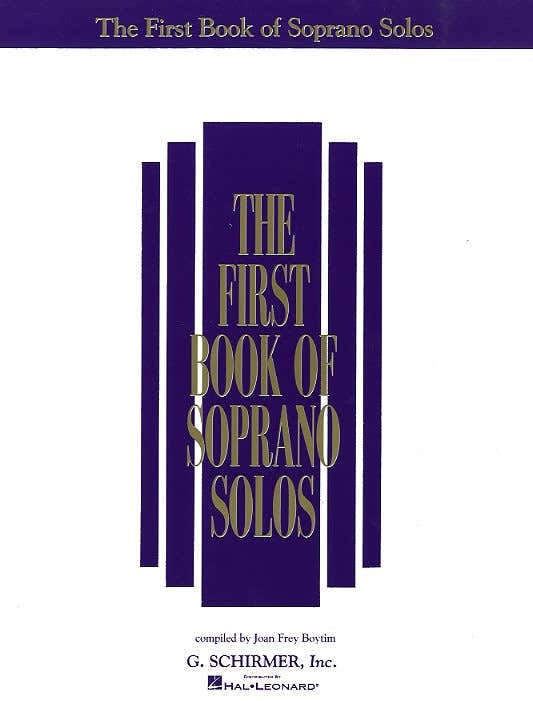 THE FIRST BOOK OF SOPRANO SOLOS - SOPRANO