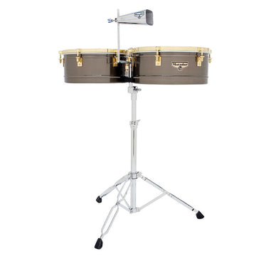 M257-BNG Timbales Matador 14"/15" Gebürstetes Nickel/goldfarbener Ton