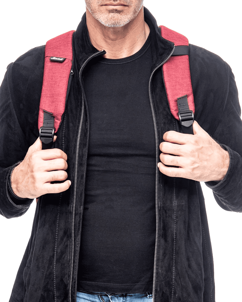 Rucksack City Rocker Crimson