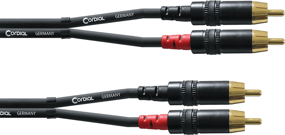 Cordial Audiokabel Doppel-RCA 3 M