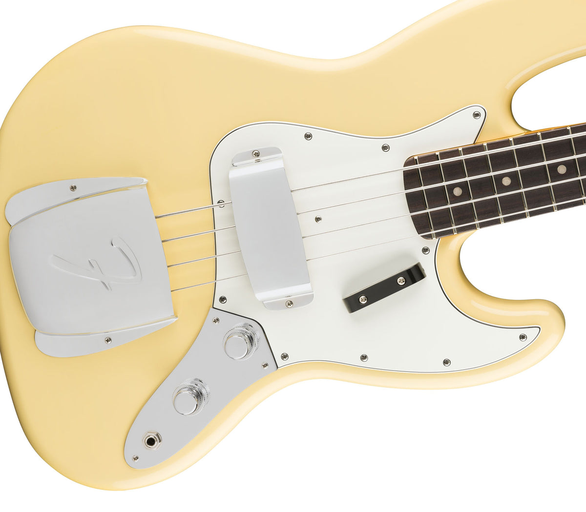 Jazz Bass RW LTD Signature Laura Lee Vintage-Weiß