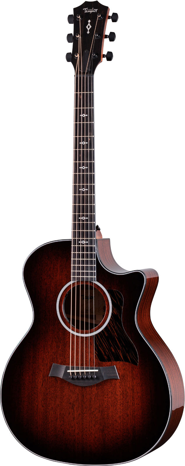 324ce Next Generation Tropische Mahagoni-Decke Shaded Edgeburst Grand Auditorium