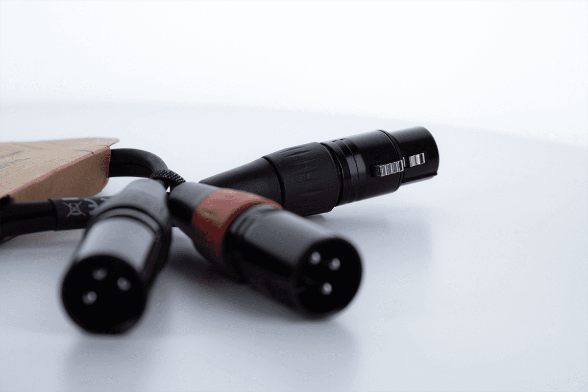 Y-Kabel XLR-Buchse / 2 XLR-Stecker 30 CM