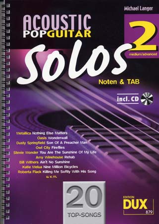 ACOUSTIC POP GUITAR SOLOS SOLF. & TAB VOL.2  + CD