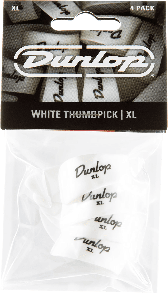 4 x Thumbpick White XL