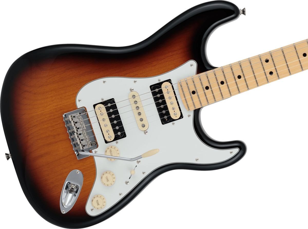 Stratocaster HSH Hybrid II Japan MN 3-Farben-Sunburst