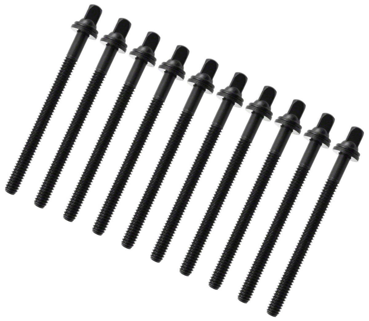 TRC-65W-BK - 65MM SCHWARZE SPANNSCHRAUBEN MIT WASHER - GEWINDE 7/32" (X10)
