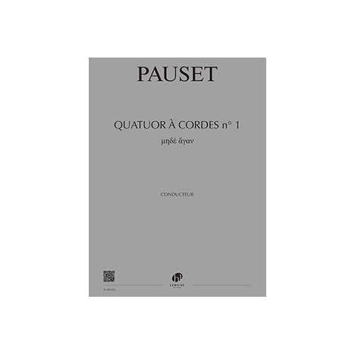 Pauset - Quatuor À Cordes N°1 Mèden Agen - 2 Violinen Bratsche Und Violoncello