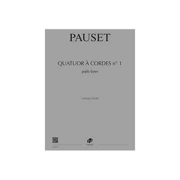 Pauset - Quatuor À Cordes N°1 Mèden Agen - 2 Violinen Bratsche Und Violoncello