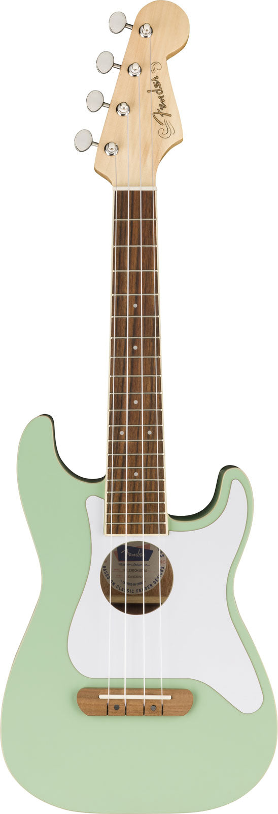 Stratocaster Fullerton Uke WN Surfgrün
