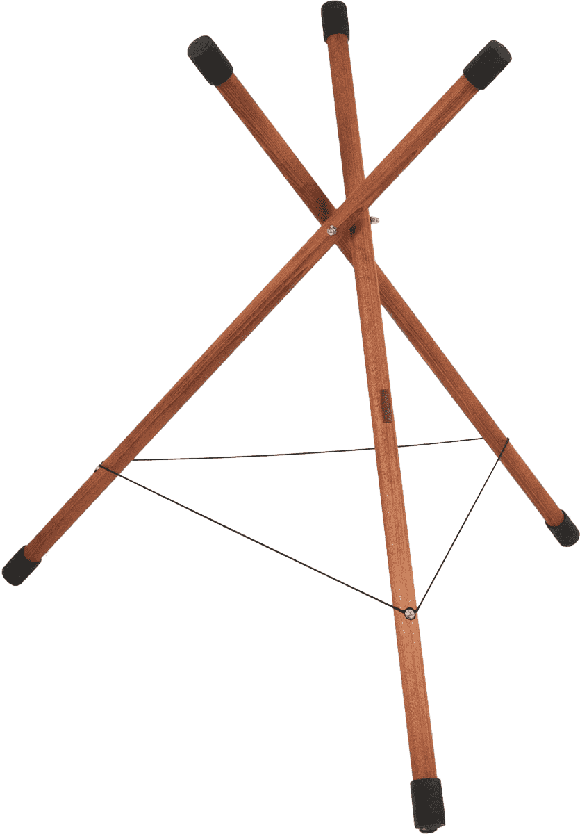 HANDPANSTÄNDER DREIBEIN BUCHE 100 CM