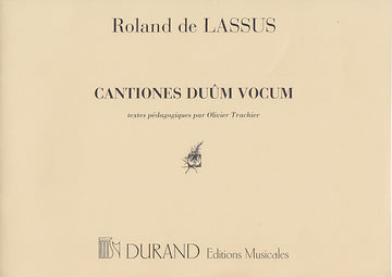 Lassus R. Cantiones Duûm Vocum - Chant