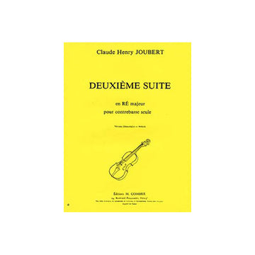 JOUBERT CLAUDE-HENRY - SUITE N°2 EN RE MAJ. - CONTREBASSE SEULE