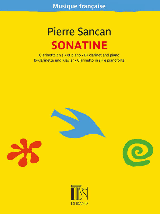 Sancan Pierre – Sonatine – Klarinette und Klavier