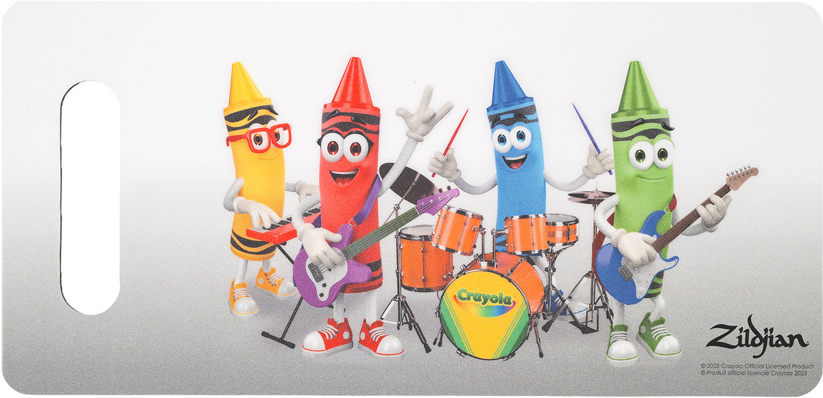 ZKIDS Pack Crayola 6 Drumstick + Pad