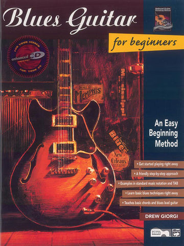 Giorgi Drew - Blues Guitar For Beginners + CD - Guitar