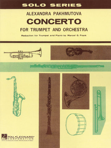 Pakhmutova Alexandra - Concerto For Trumpet - Trompete und Klavier