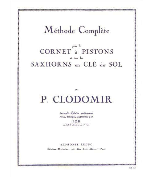 Clodomir P. - Vollständige Methode Vol.1 für Kornett mit Ventilen oder jedes Saxhorn im Violinschlüssel