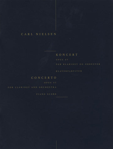 Nielsen C. - Clarinet Concerto Op.57 - Clarinette et Piano