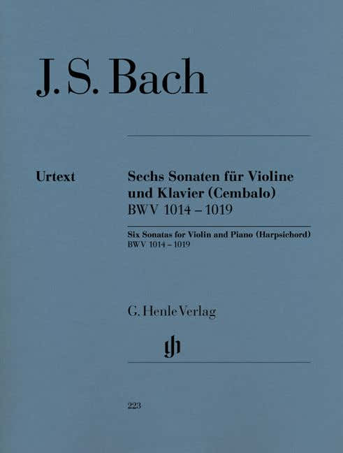 Bach J.S. - 6 Sonatas For Violin And Piano (harpsichord) BWV 1014 - 1019