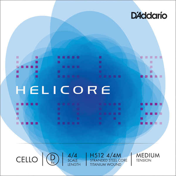 4/4 HELICORE CELLO SINGLE D STRING SCALE MEDIUM TENSION