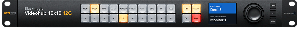 Videohub 10x10 12G