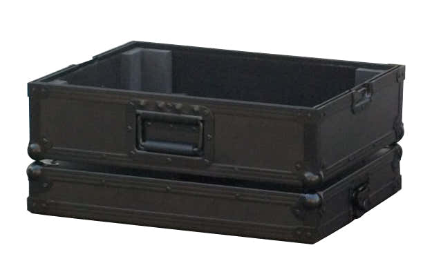 Schwarzes Flightcase für Plattenspieler