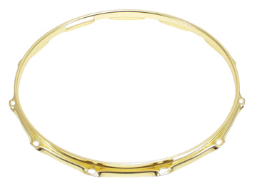 Spannreifen 14" 12 Spannschrauben Snare-Seite Gold Super Triple Flange 2.3mm