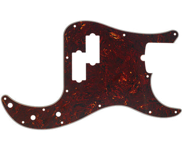 Schlagbrett für Precision Bass 13-Loch-Befestigung (mit Aussparung für Halsstab) Schildpatt 4-lagig