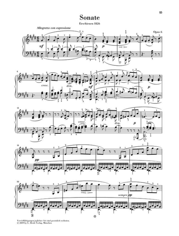 Mendelssohn B F. - Oeuvres Pour Piano Vol.1