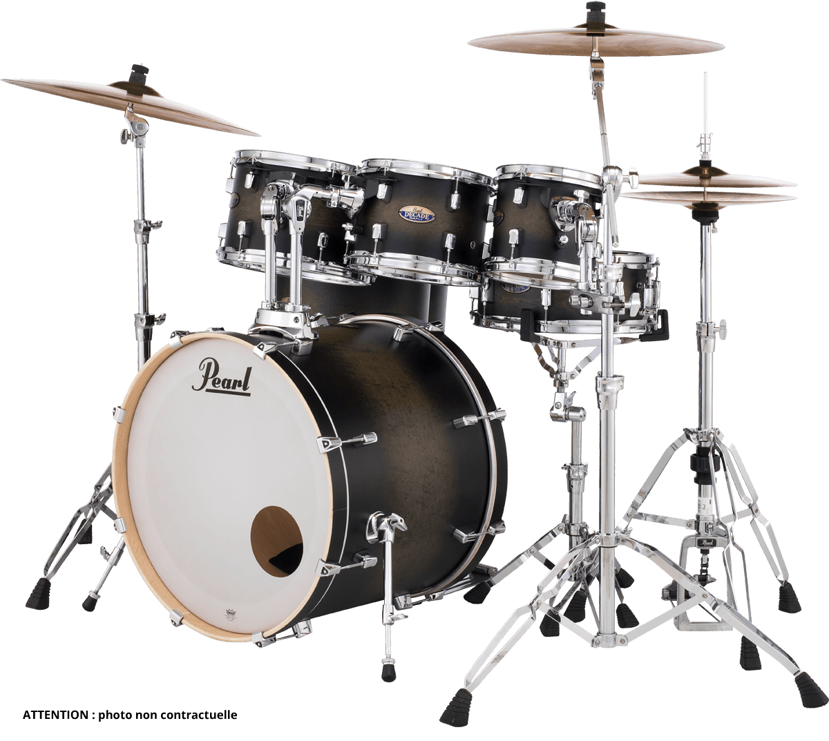 Decade Maple Stage 22 Satin-Schwarzburst