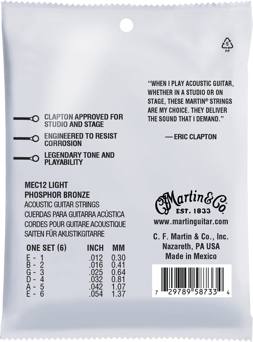 CLAPTON ACOUSTIC LIGHT 12 54