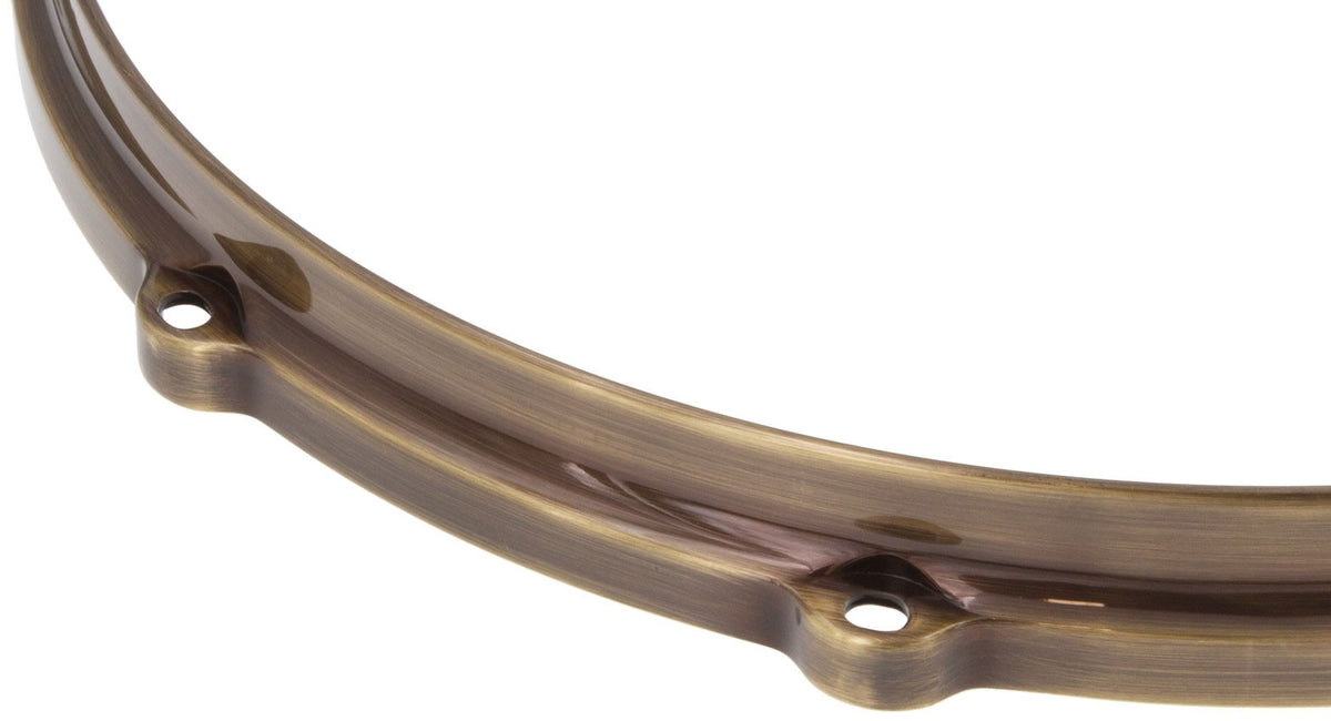 Hdc3-14-10Vbb 14" 10 Holes 3Mm Die Cast Drum Hoop Vintage Brushed Brass