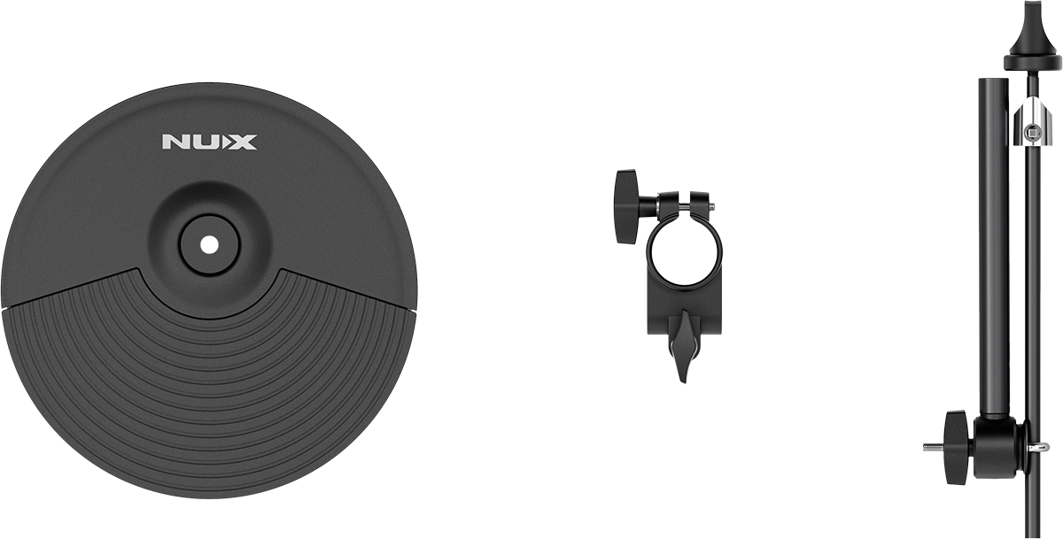 Nux BECKENARM + KLAMMER + 10" BECKEN FÜR DM-210