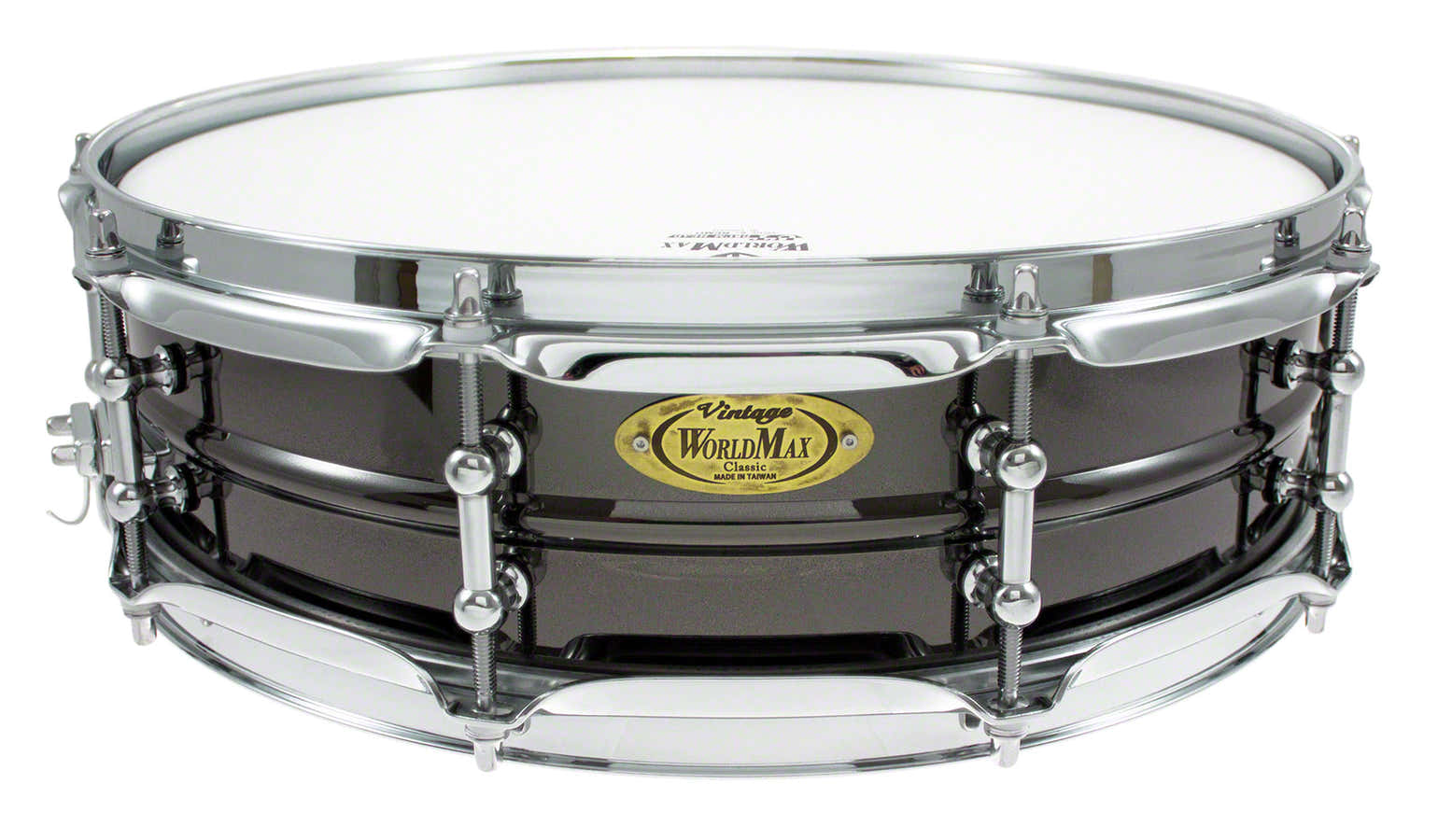 BK-4014SH - BLACK DAWG 14" X 4" SNARE DRUM - BRASS SHELL