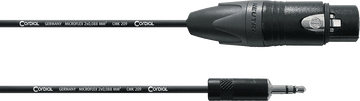 Unsymmetrisches Audiokabel XLR Female/Miniklinke Stereo 1,5 M