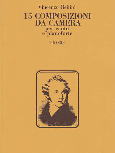 Bellini 15 Composizioni Da Camera Chant/piano