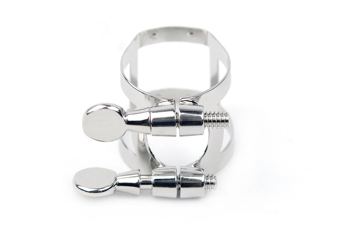 RBS1N - RICO BARITONE SAXOPHONE BLATTSCHRAUBE UND KAPPE (GRAFTONITE MUNDSTUCK) NICKEL PLATED