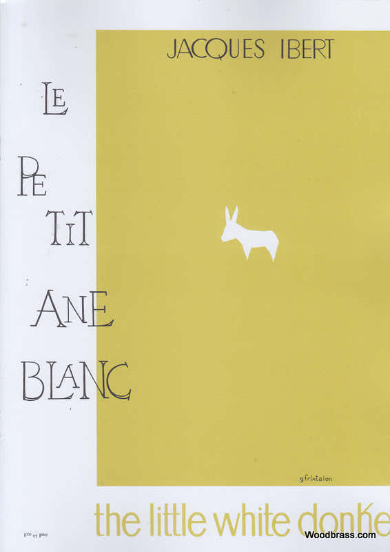 Ibert J. - Histoires N°2 - Le Petit Ane Blanc - Flute et Piano