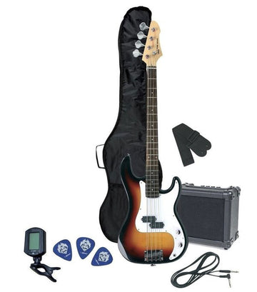 Elektrischer Bass Bass-Paket Rcb-100 Sunburst 3 Töne