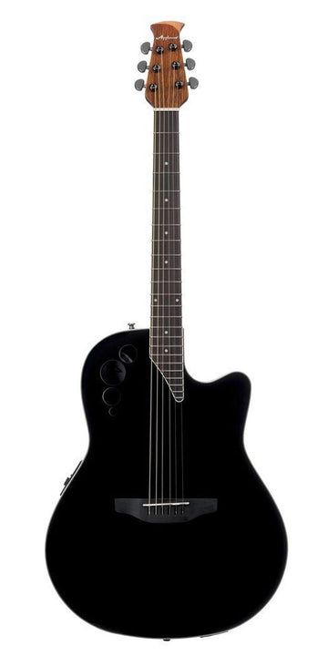 E-Akustikgitarre Elite Ae44 Mid Cutaway Black Satin