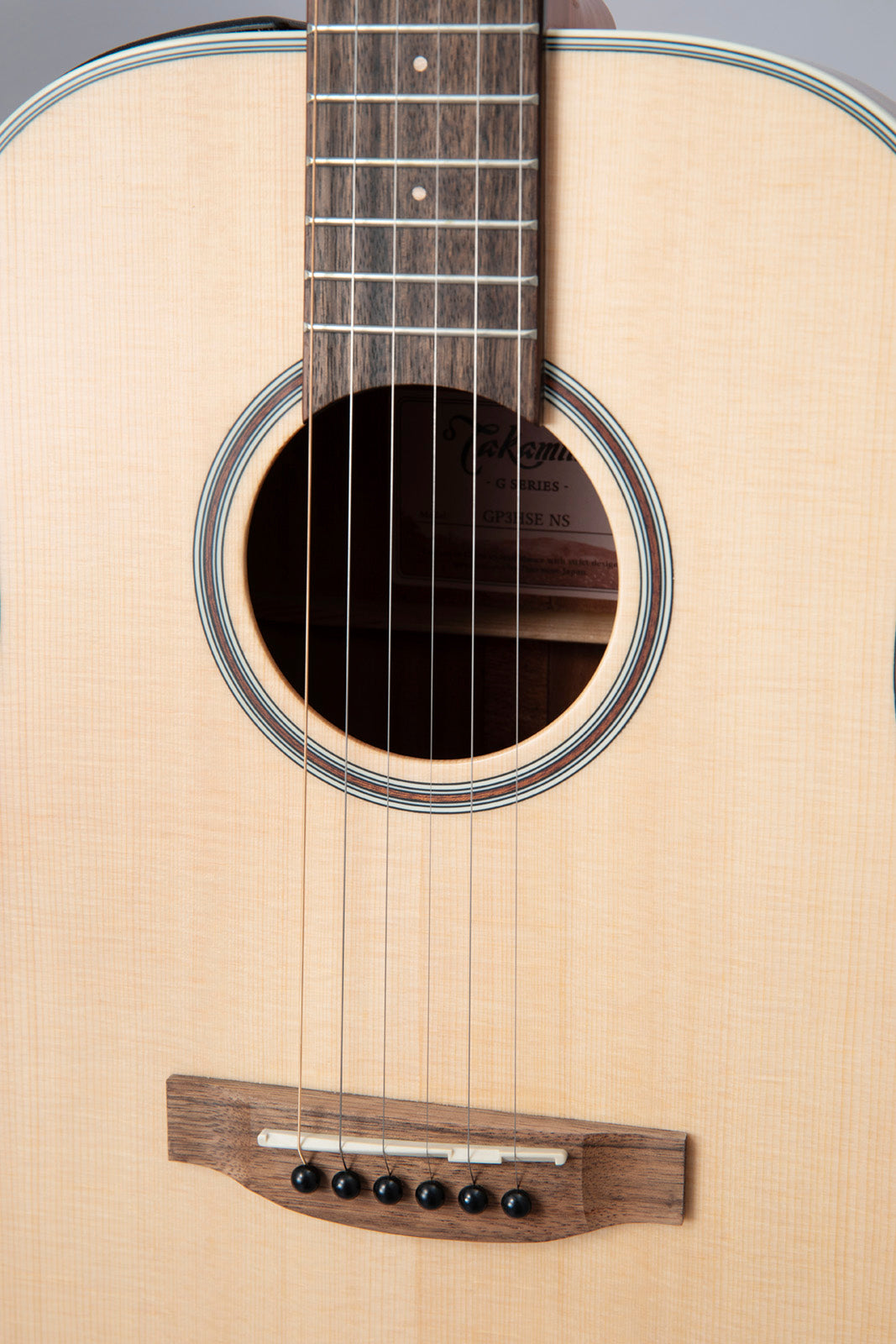 GP3HSE 3/4 Takamini Dreadnought Elektro Natürlich Satin