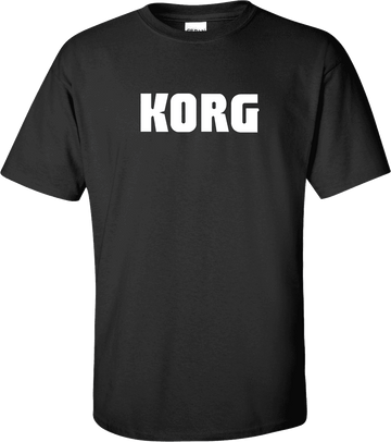 T-Shirt Korg L Textile Tee Shirts Black Korg Size L