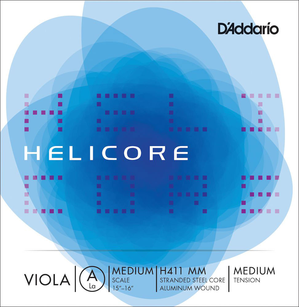 D'ADDARIO STRING ONLY (A) FOR VIOLA HELICORE "MEDIUM SCALE" TENSION MEDIUM